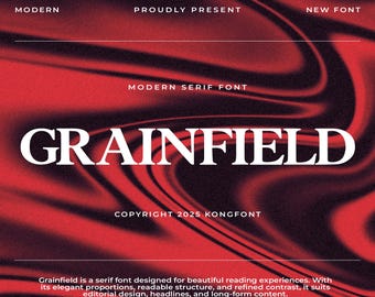 Grainfield Serif Font: Modern Typeface for Logos & Editorials