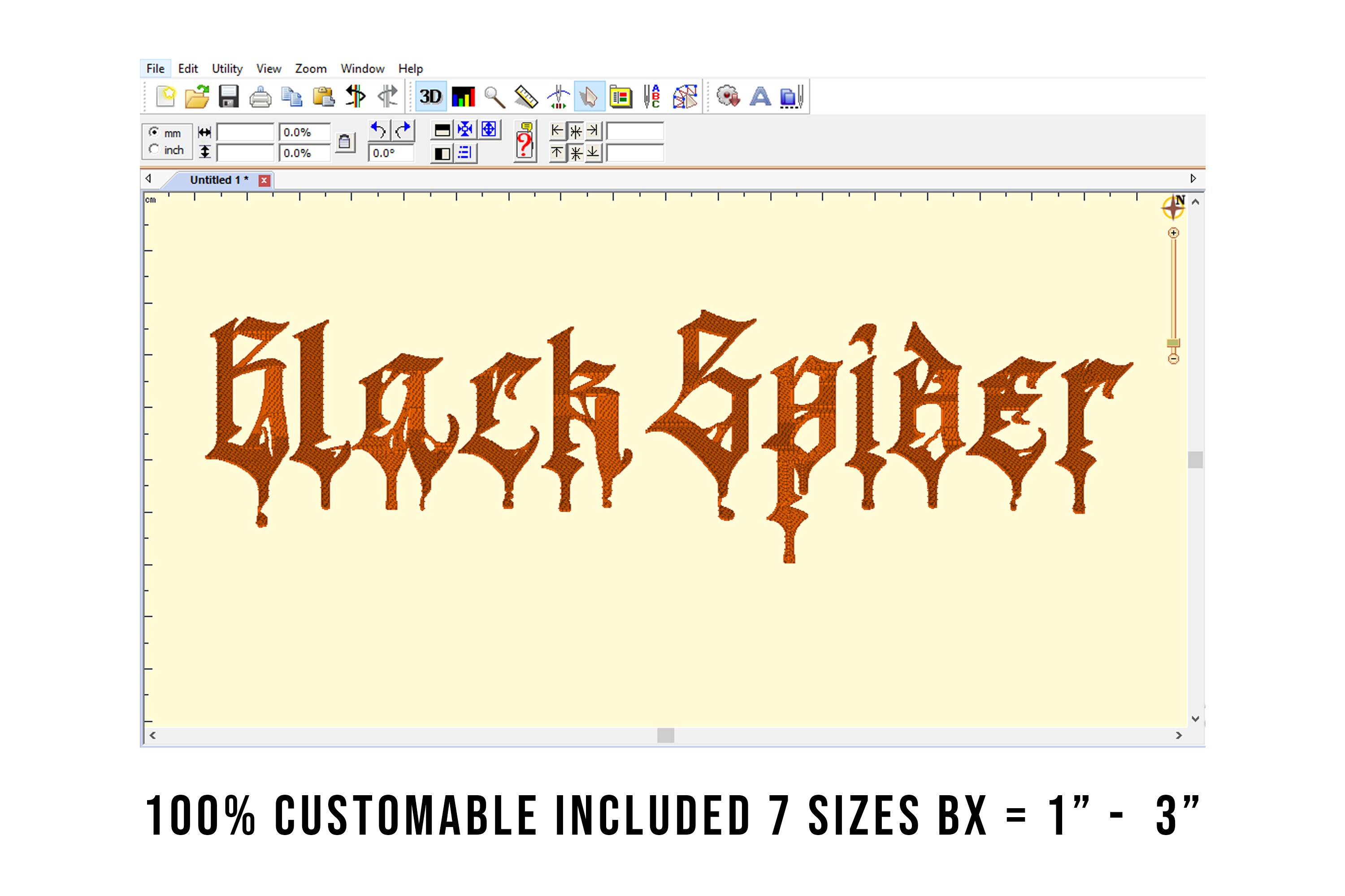 Modern Halloween Embroidery Font Bundle Halloween Font Pes Etsy