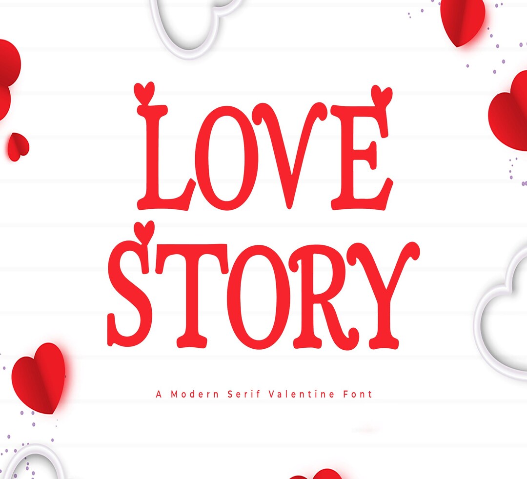 Modern Font, Classic Love Font, Romantic Script, Stylish Serif Font ...