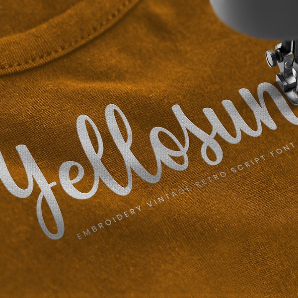 Modern Embroidery Font, Best Embroidery Font, BX Embroidery Fonts, DST Embroidery Fonts, Modern Font, Yellosun Embroidery