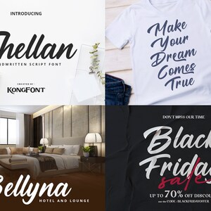 Modern Cursive Font Bundle, Cursive Font, Calligraphy Font, Script Font ...