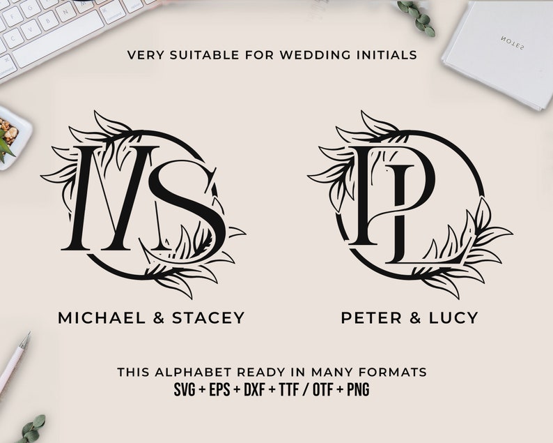 Monogram Font, Monogram SVG, Monogram, Monogram Fonts, Monogram Text