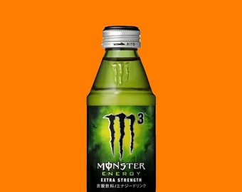 Monster M3 Japan (triple Shot Monster) (rare) (glass Bottle) - Etsy