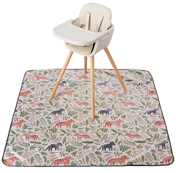 Little Malio Baby Weaning Wipeable Splash Mat for Under Highchair Large 130cm Baby Wean Splat Mat Messy Mat Baby Floor Mat Etsy UK