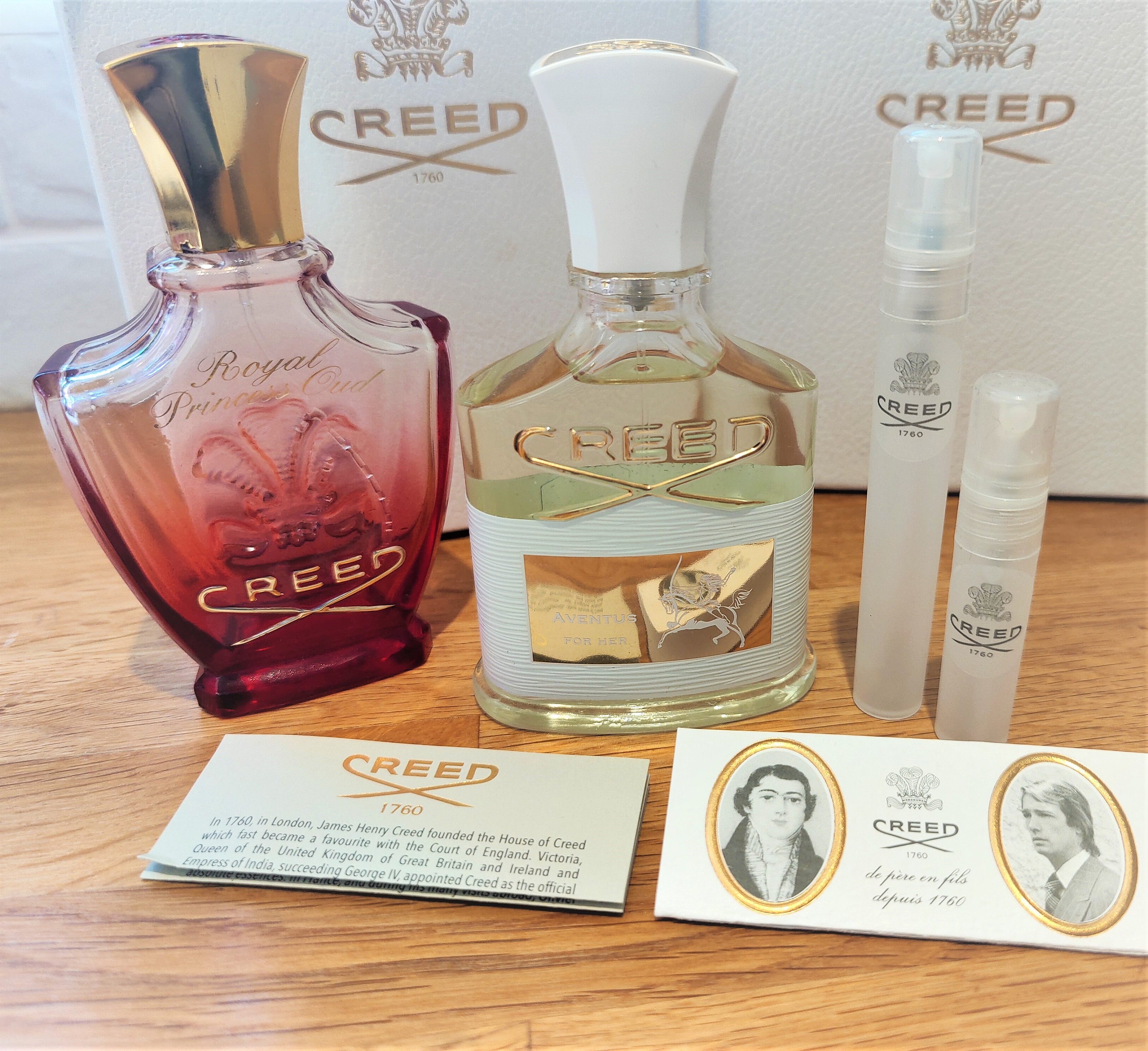 CREED Aventus HER & Royal Princess Oud Perfume Women Eau De Parfum Sample  5ml 10ml