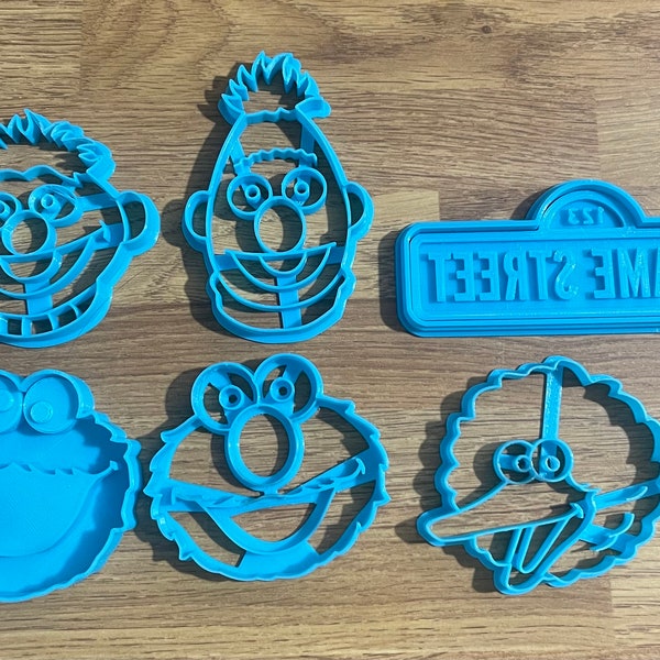 Elmo and Cookie Monster Cookie Cutter