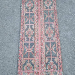 20ft Extra Long Vintage Persian Runner Rug Antique Hallway Carpet Bohemian Decor Elongated Floor Runner Geometric Floral Stair Rug Narrow