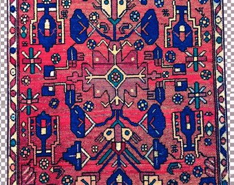 Tapete Passadeira Extra Longo de 4,88 m: Tapete Tribal Vintage de Lã Turca para Corredor, Feito à Mão