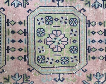 Handwoven Wool Runner Rug: 2x21 ft, Bohemian Hallway Carpet
