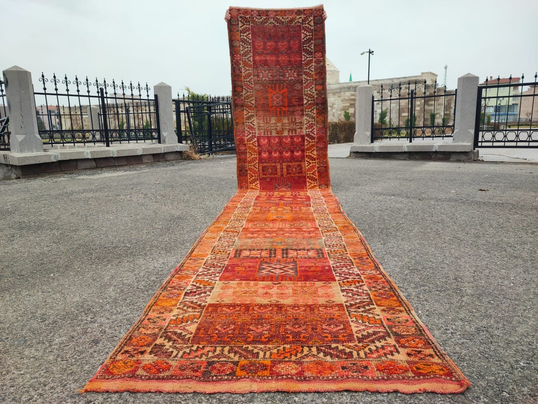 14' Ft Extra Long Wool Hallway Runner Rugs Stairway Rug Etsy