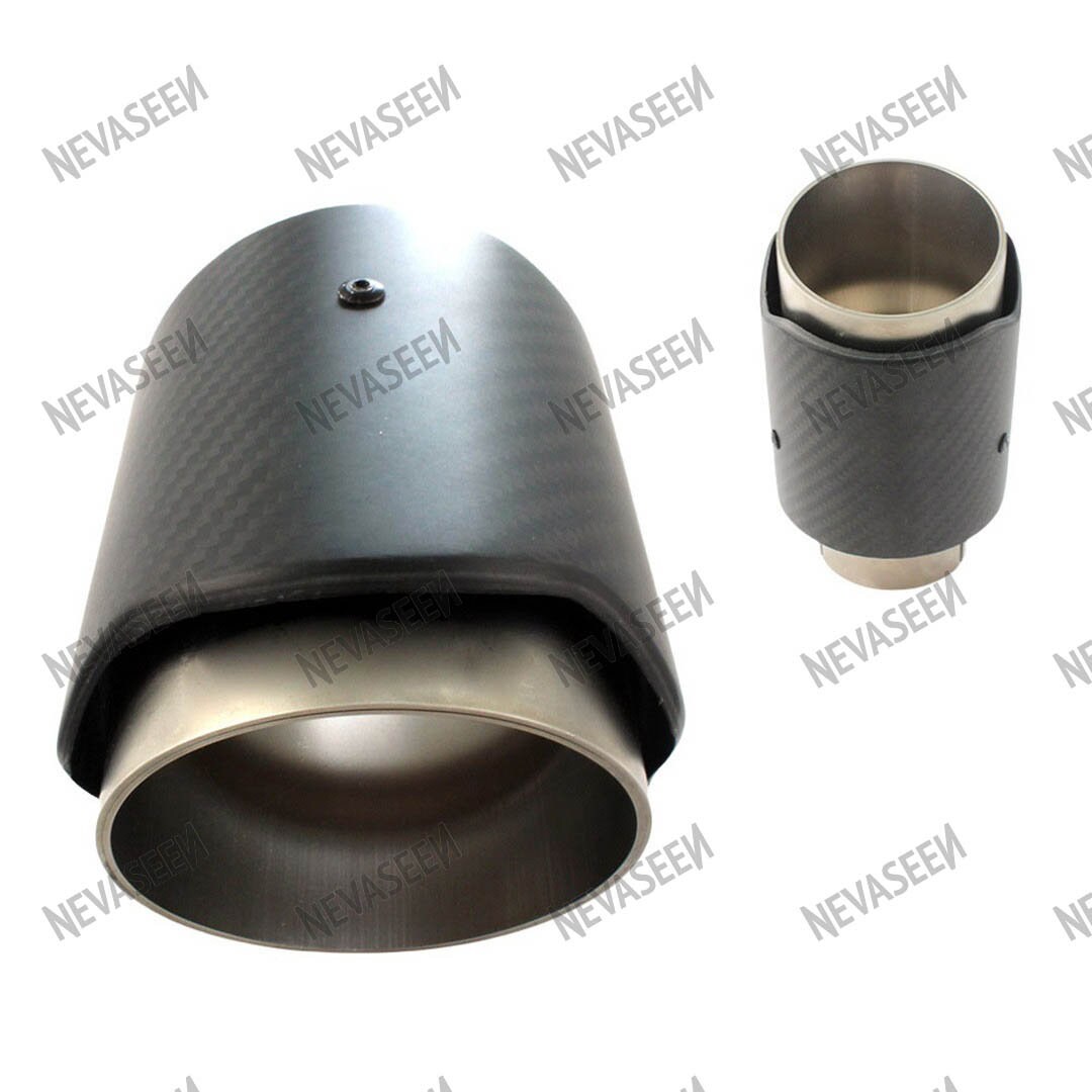 Custom Engraving Exhaust Pipe Carbon Fiber Tips Automotive Carbon Fiber