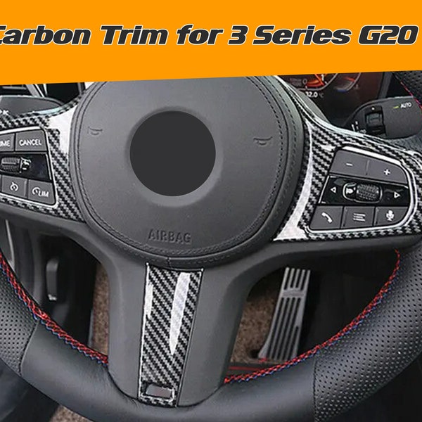 BMW Carbon Fiber ABS Lenkradabdeckung 2020–2022 Autoersatzzubehör – für BMW 3er G20 Innenverkleidung