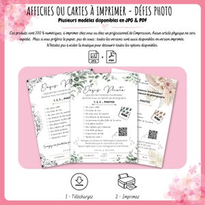 Photo Challenge Poster | WedShoots Photo Sharing - Messenger - WhatsApp - ....| Digital File to Print | No Postage