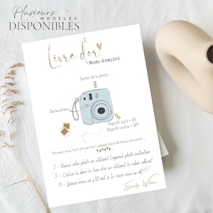 Polaroid Poster and Guestbook | Instax and Guestbook | Poster or Card | “Printed” VERSION