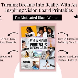 Vision Board Printables for Black Women 300 Inspiring - Etsy