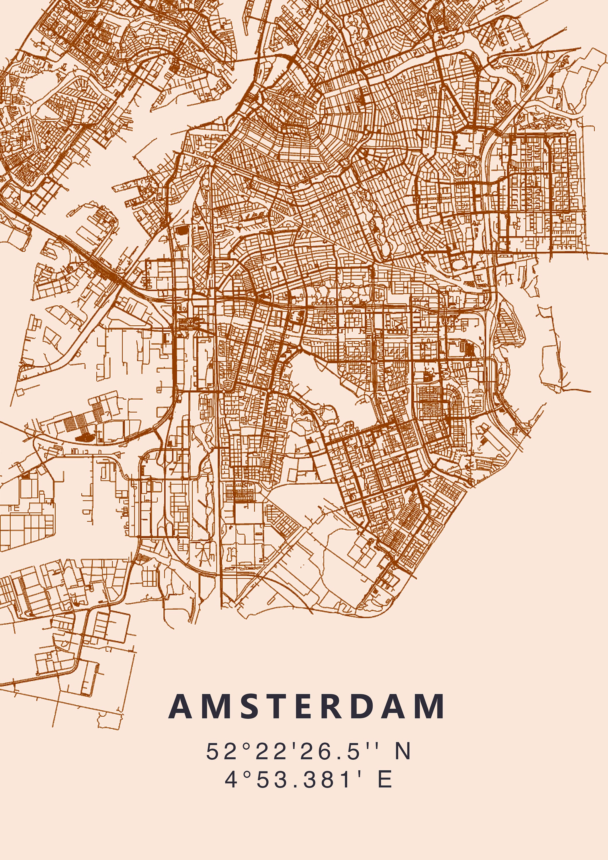 Custom Map Printing Set of Three - Il Fullxfull.4223055557 6506