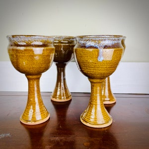 Handmade Goblets Set of 4 Fogarty Pottery