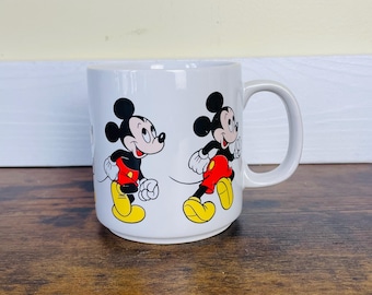 Vintage Classic Mickey Mouse Mug | Vintage Walt Disney | Disneyana