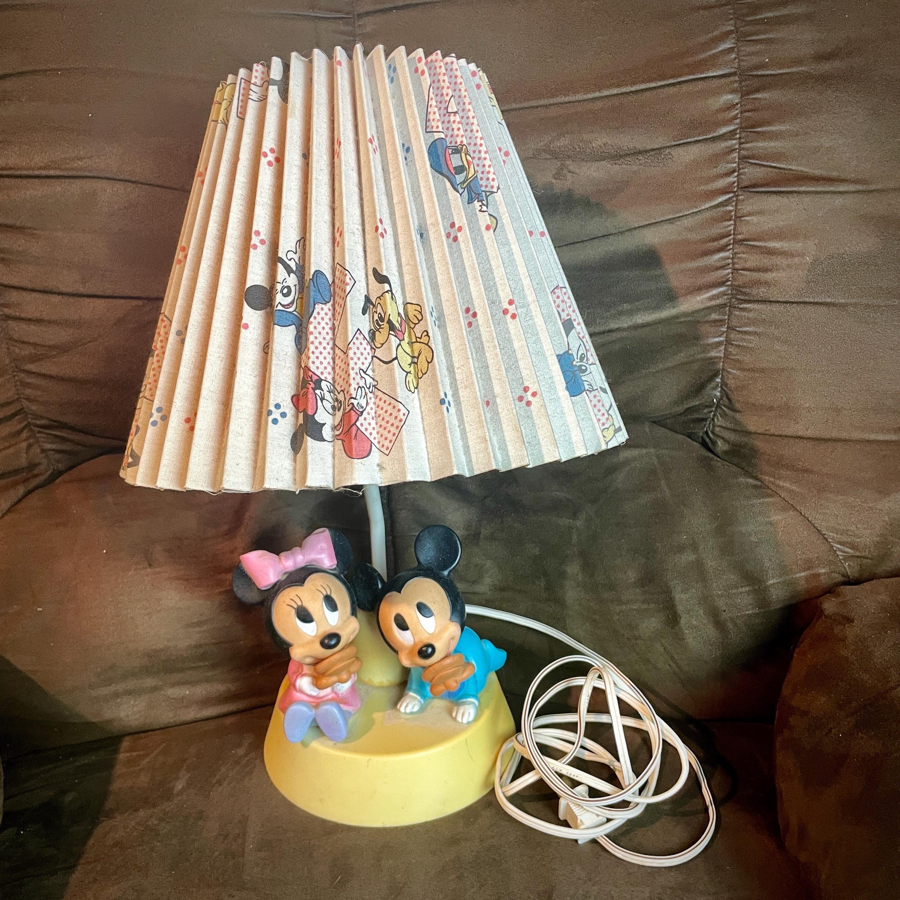 Vintage Mickey Mouse Lamp - Etsy