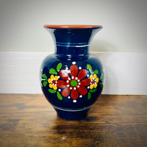 Antique HMV / Hungary Majolica Varoslodi Signed Ceramic Vase
