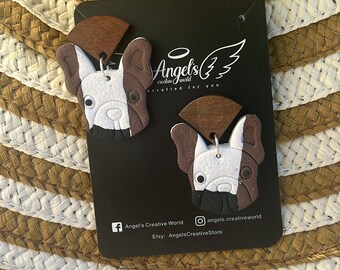 Handmade dog puppy earring dog mama customizable fur baby earrings for her gifts for mom mama bear