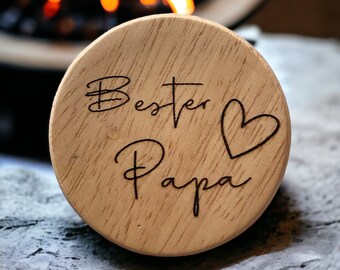 Bottle opener, coaster, best dad, best mom, gift Father's Day Christmas, bottle opener,