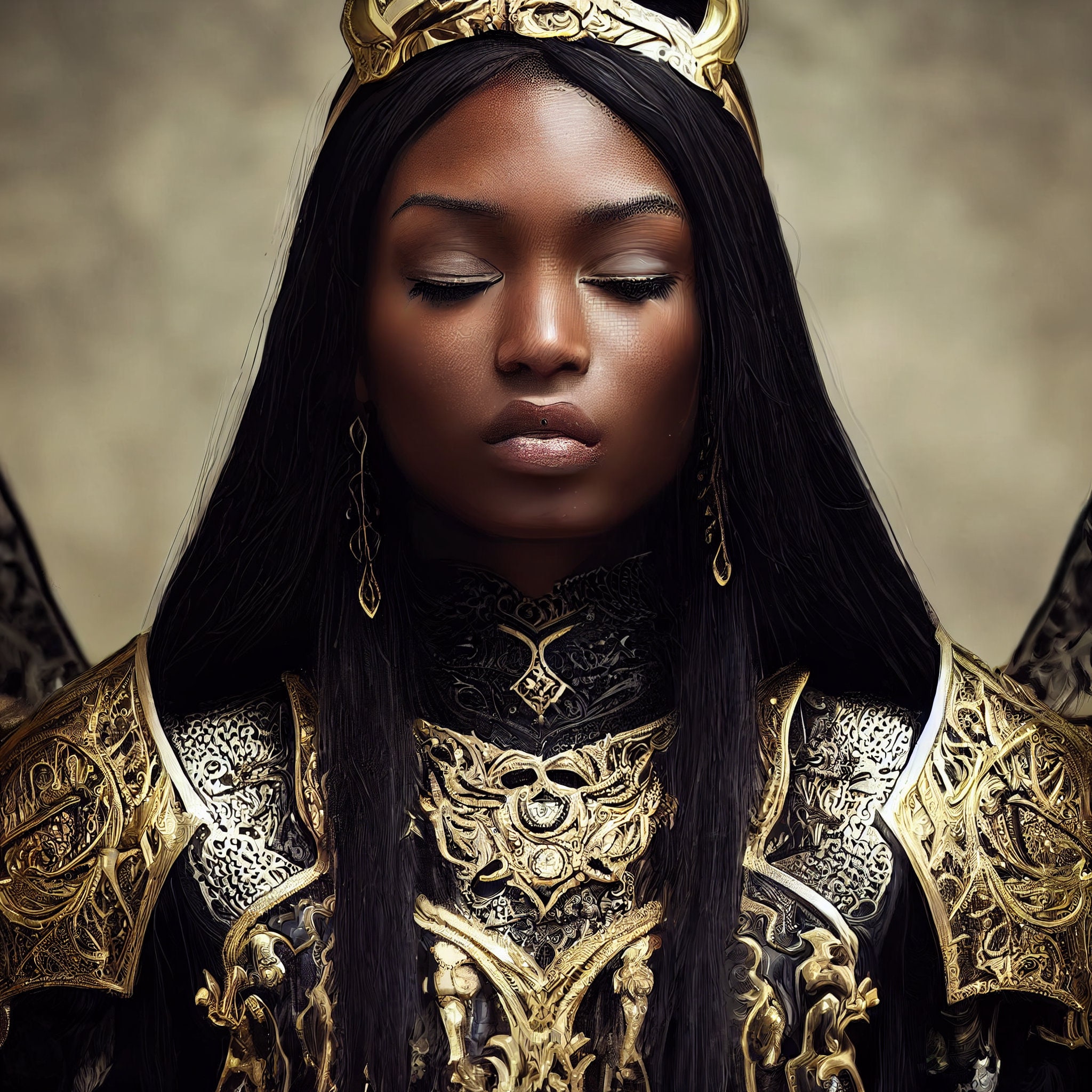 AI Art Collection - the Queen of Sheba - Etsy