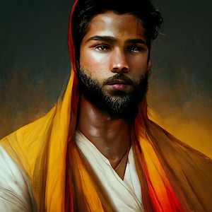 AI Jesus Christ portrait
