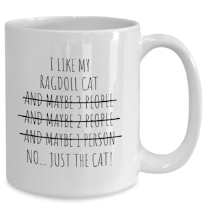 Ragdoll cat gift, ragdoll cat mug, cat lover gift, ragdoll cat lover gift, ragdoll cat mom