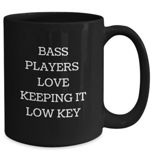 Bass player mug, gift for bass player, bass teacher gift, bass theme gift, bass student gift, bass guitar, bass lover gift