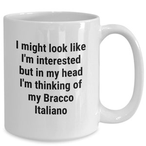 Bracco Italiano Mug, Bracco Italiano Gifts, Dog Lover Gifts, Funny Dog Mug, Novelty Tea Mug, Bracco Italiano Coffee Mug