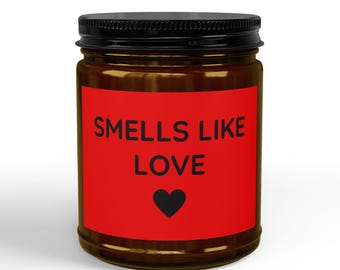Valentines Day Gift For Boyfriend, Romantic Candle From Girlfriend, Cute Heartfelt Keepsake, Thoughtful GF Gift Idea, First Valentine Gift