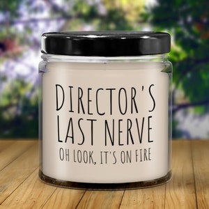 Director Candle, Film Director Gift, Activities Director, Director of Nursing, Chior Director Gift, Preschool Director, Creative Director