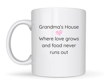 Meaningful Grandma Gift, Thoughtful Coffee Mug Keepsake From Grandchildren, Personalized Custom Cup Playful Appreciation Gift From Grandkids