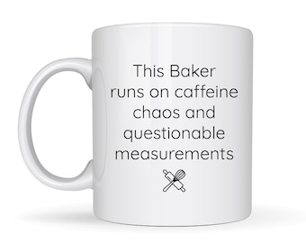 Playful Baker Gift, Thoughtful Mug For Baker, Meaningful Bakers Gift Idea For Baking Friend, Personalized Unique Custom Cup, Baking Bestie