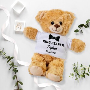 Ring Bearer Gift, Ring Bearer Proposal, Ring Bearer Bear, Custom Teddy Bear, Ring Bearer Sign, Ring Security, Ringbearer Gift, Ring Bearer