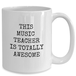 Male music teacher appreciation gifts, music teacher gift, music teacher gift ideas, music teacher mug, music coffee mug