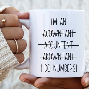 Accountant Gift, Accountant Mug, Gift Ideas For Accountant, CPA Coffee Cup, Accounting Gift Ideas, Funny Accountant Gifts