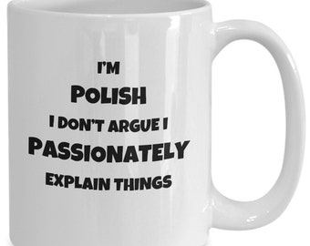 Polish Gifts, Polish Mug, Polish Gifts For Women, Men, Gifts For Polish Friends, Funny Polish Coffee Cup