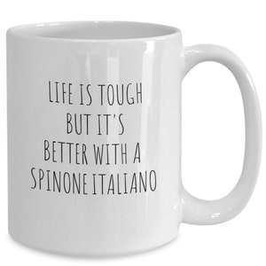 Spinone italiano dog mug, gift for dog lover, new puppy owner, fur baby mama, dog rescue mom, funny dog dad, dog coffee cup