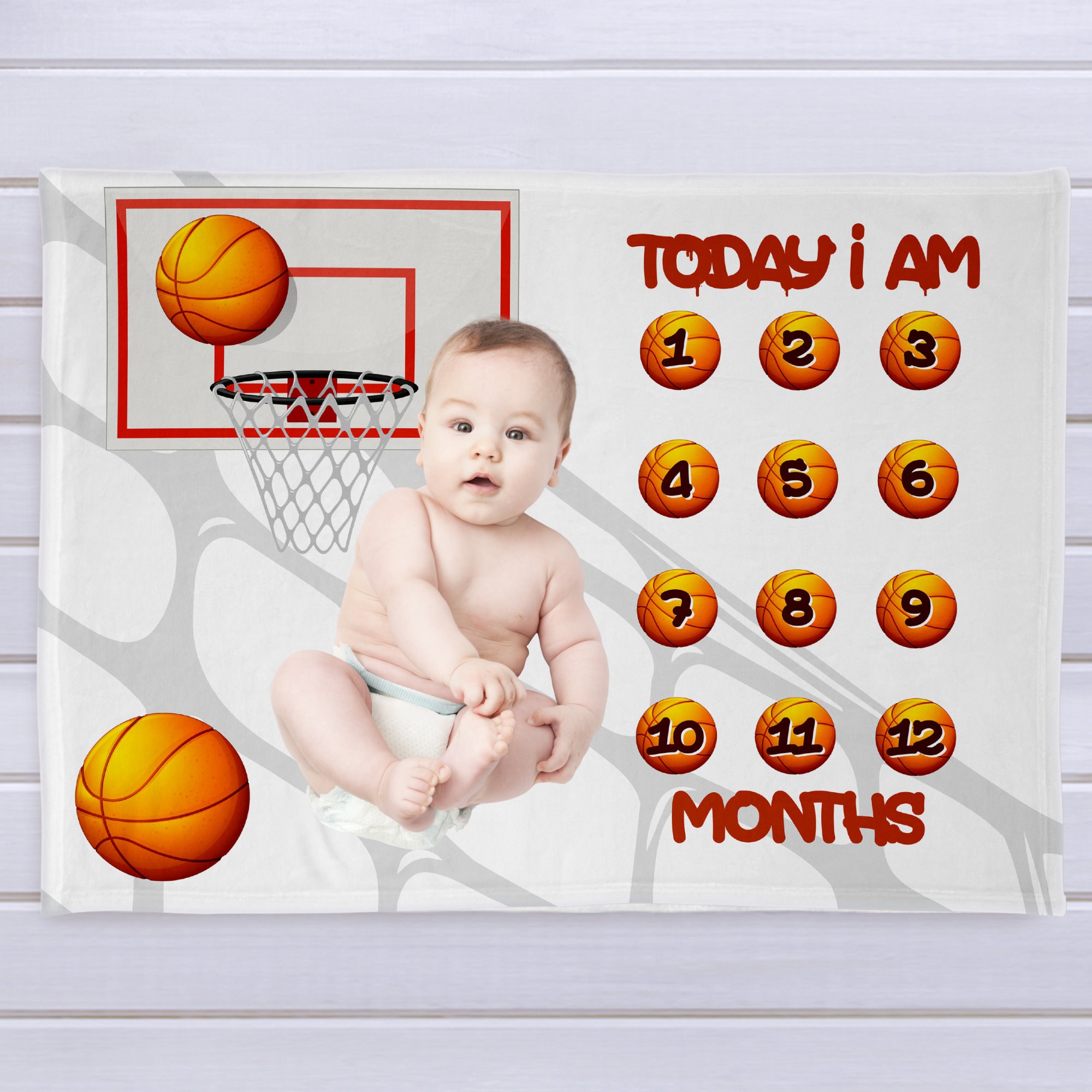 F-FUN SOUL Growing Gifts Bby Monthly Milestone Kuwit