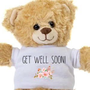 Get Well Soon - Watercolour Teddy Bear and Heart Greeting Card for Sale by  SimplySimpleOrg