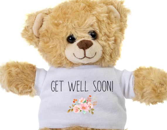 Get Well Soon, teddy Bear, stuffed Animals Cuddly Toys, stuffed