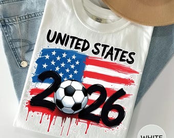 USA Soccer Supporter Shirt, American Football Fan Tee, United States Match Day Shirt, USA Pride Soccer Lover Gift, USA Soccer Fan Shirt 2026