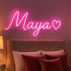 Neon name Sign for wall decor gifts  For Girl, Kid Room Decor Neon name Sign bedroom, teenage Girl gifts, birthday gifts, College Dorm LED