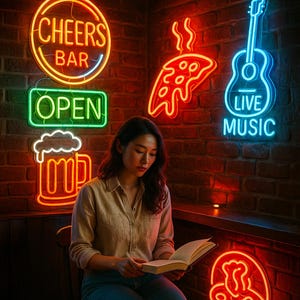Custom Neon name sign bedroom, Neon Sign Custom Logo, Neon Logo Sign, Business logo sign, coffee bar sign, Neon logo sign, wedding light