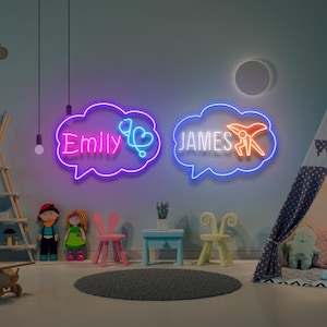 Custom Name LED Neon Sign: Personalized Wall Decor