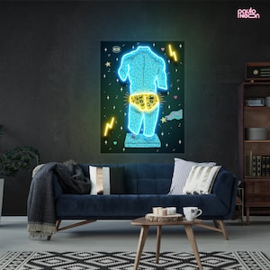 Set of posters with greek statues Neon Sign, Neon Sign Custom, home decor, neon sign wall art, Living room wall decor, Neon Sign bedroom