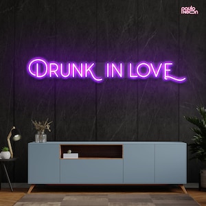 Drunk in Love neon sign, Wedding Neon Sign Custom, Neon Wedding sign, Neon Sign Wedding  backdrop, Neon Light Wedding,