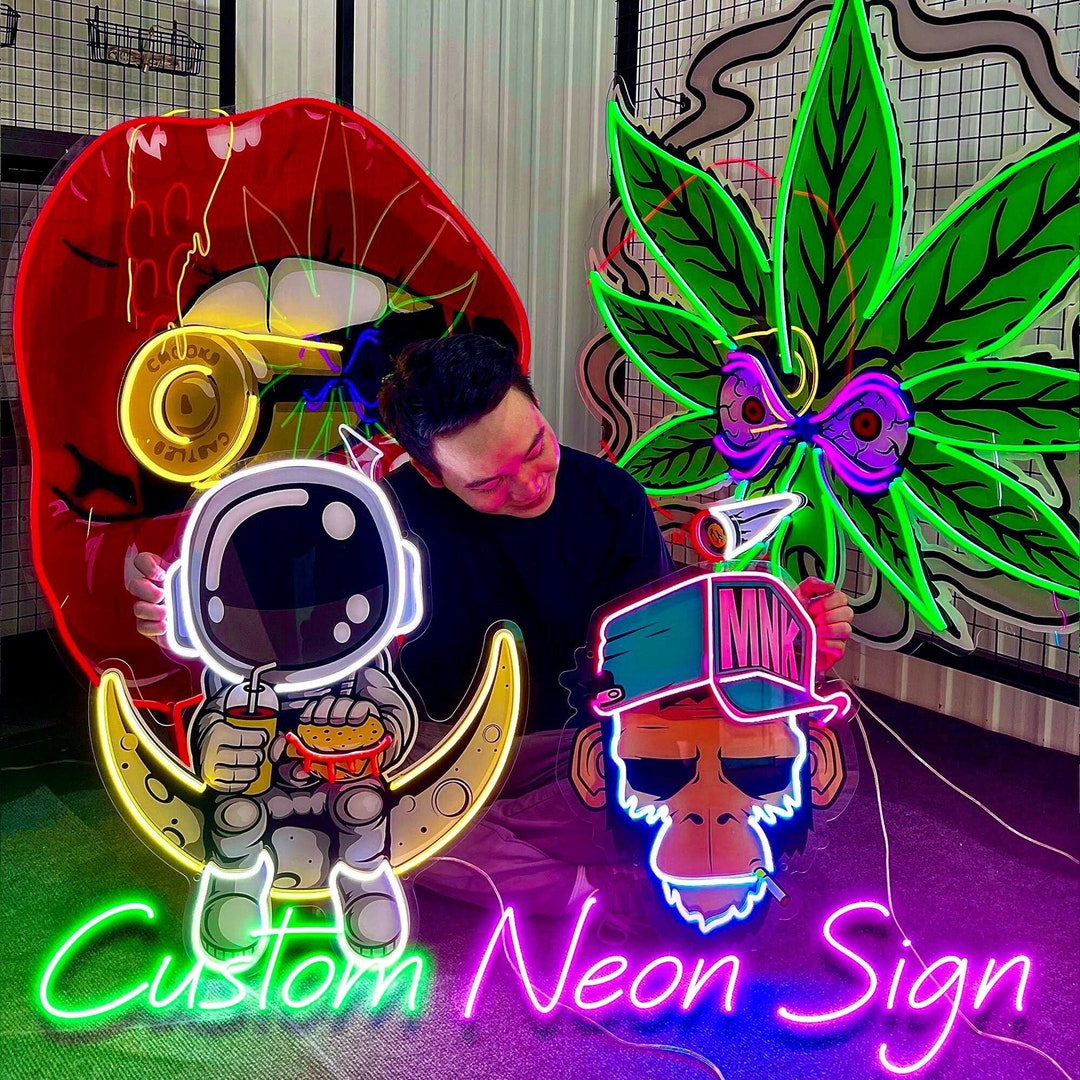 Custom Neon Sign Logo, Neon Sign, Business Logo Sign, Custom Logo Sign Led, Neon Logo Sign, Logo